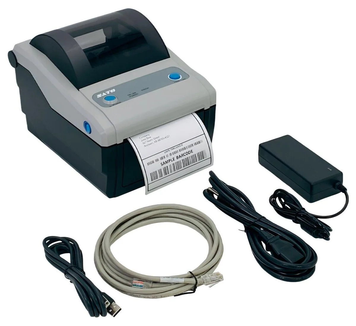 Sato Sato CG408DT 203 dpi barcode printer Ethernet USB 2.0 128MB — product photo