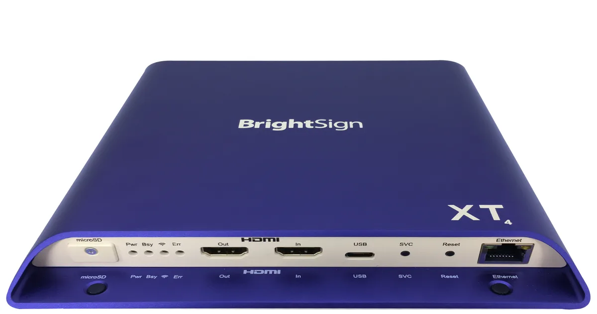 BrightSign BrightSign XT1144 digital signage media player — product photo