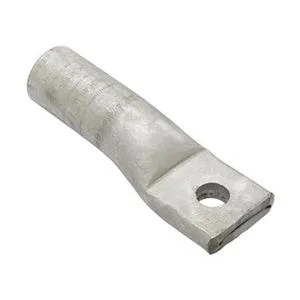 Aluminium compression terminal with single hole, olive colour code, 3.500 length