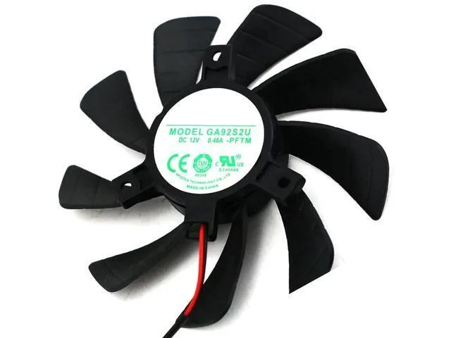 TSUJ TSUJ 2 Pin GPU Cooling Fan 85mm 12V 0.45A for ZOTAC GTX 1050 1050TI Mini — product photo