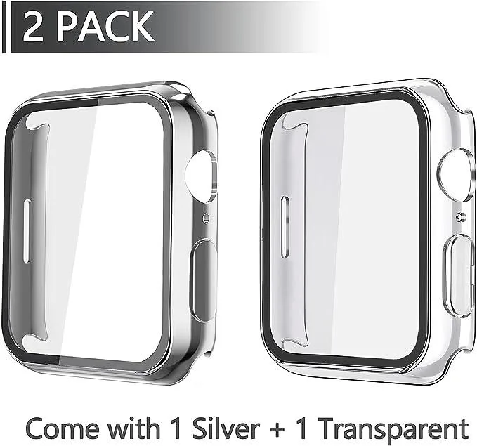 Corn Electronics Corn Electronics 2-Pack 44mm Watch Accessory Silver Transparent — product photo
