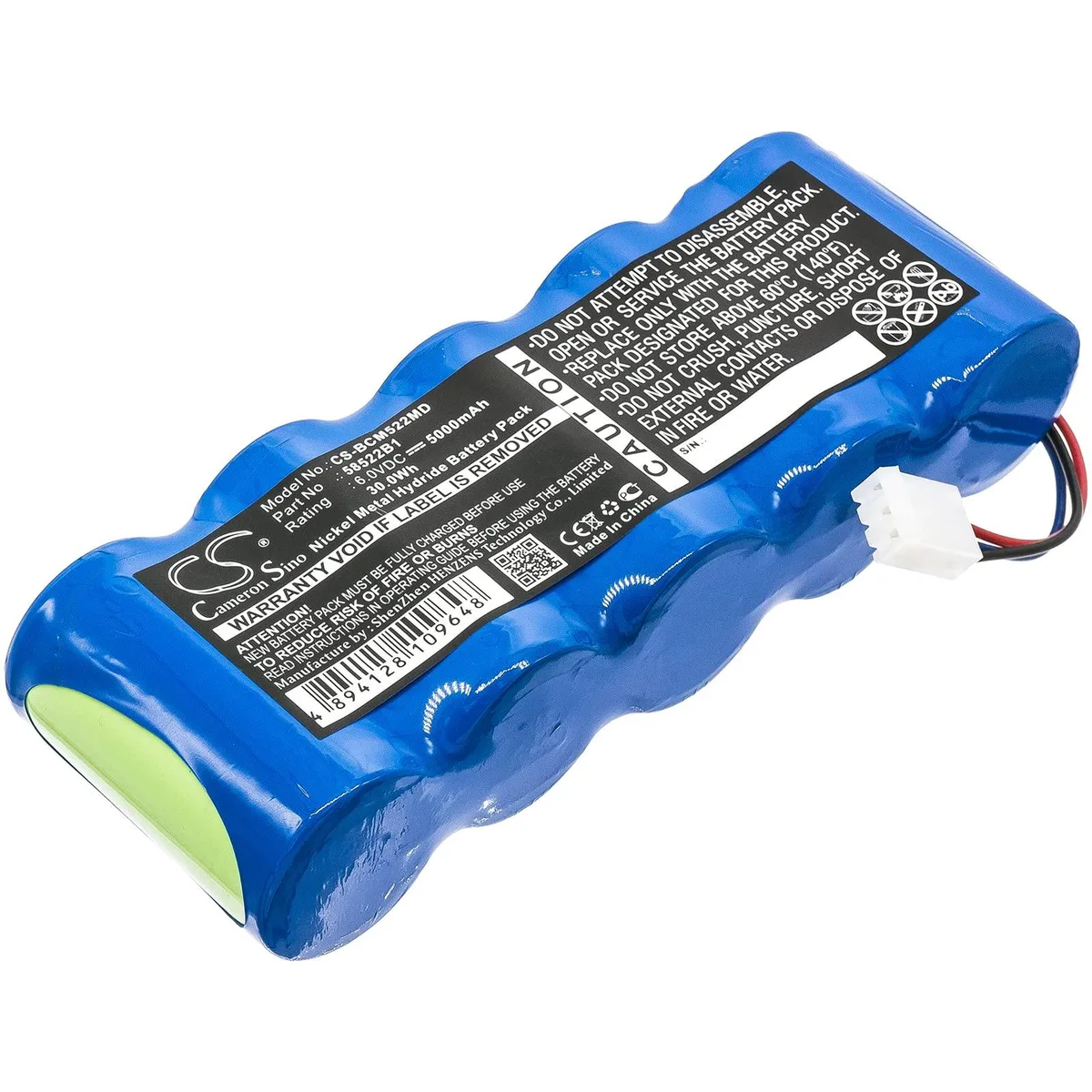  Cameron Sino 58522B1 OM11509 5000mAh 6.0V nickel-zinc standard battery — product photo