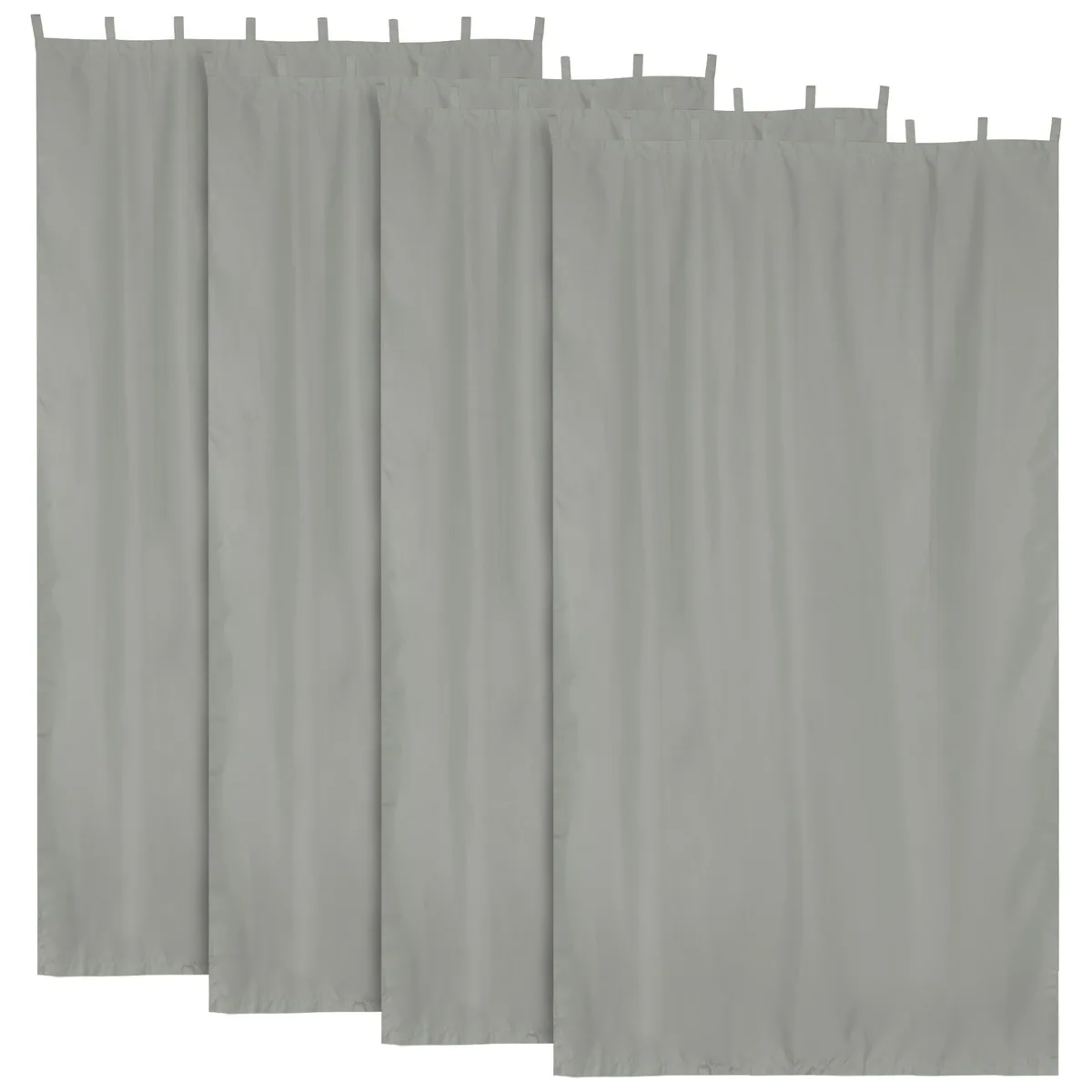 Yescom USA, Inc. Yescom USA, Inc. 4-Piece Outdoor Curtain Drape 54"x120" Tab Top UV30+ — product photo