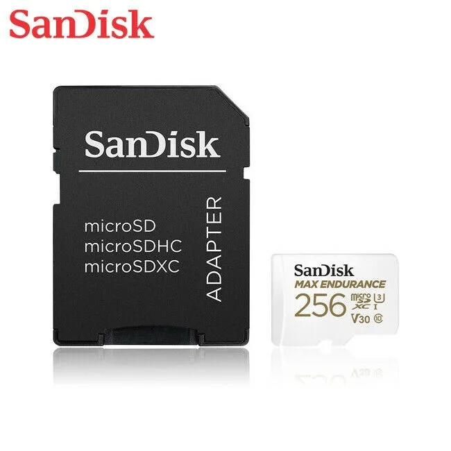 SanDisk SanDisk Max Endurance 256GB microSDXC Class 10 camera accessory — product photo