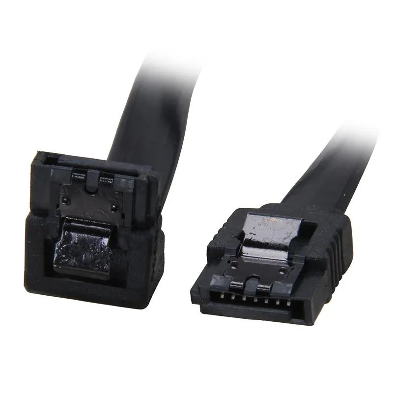 EN-Labs EN-Labs SATA cable 90° to 180° locking 6 inch black — product photo
