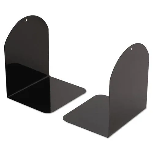 Universal Universal UNV54071 magnetic bookends, black, 7", pair — product photo
