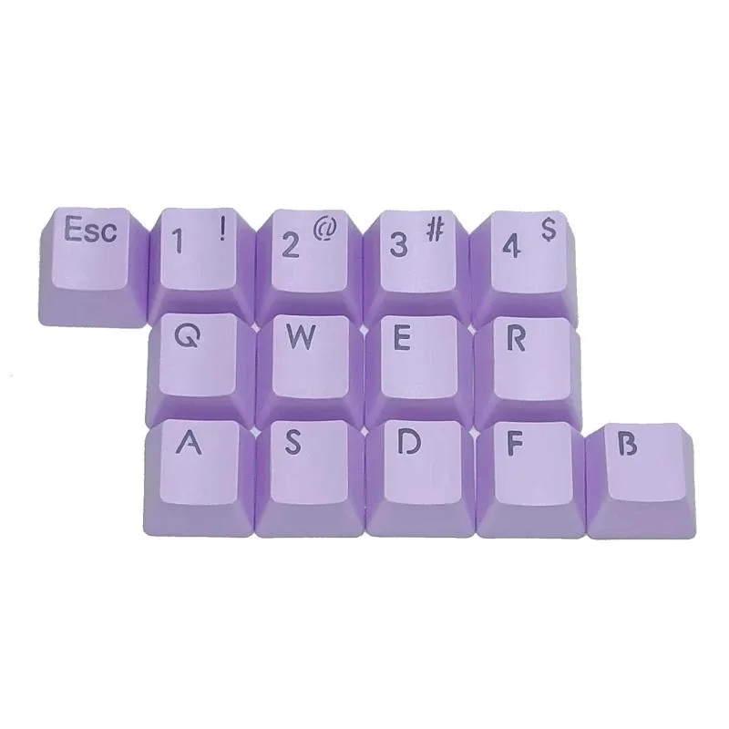 YINGHUA YINGHUA 14-Key PBT Doubleshot Keycap Set Purple — product photo