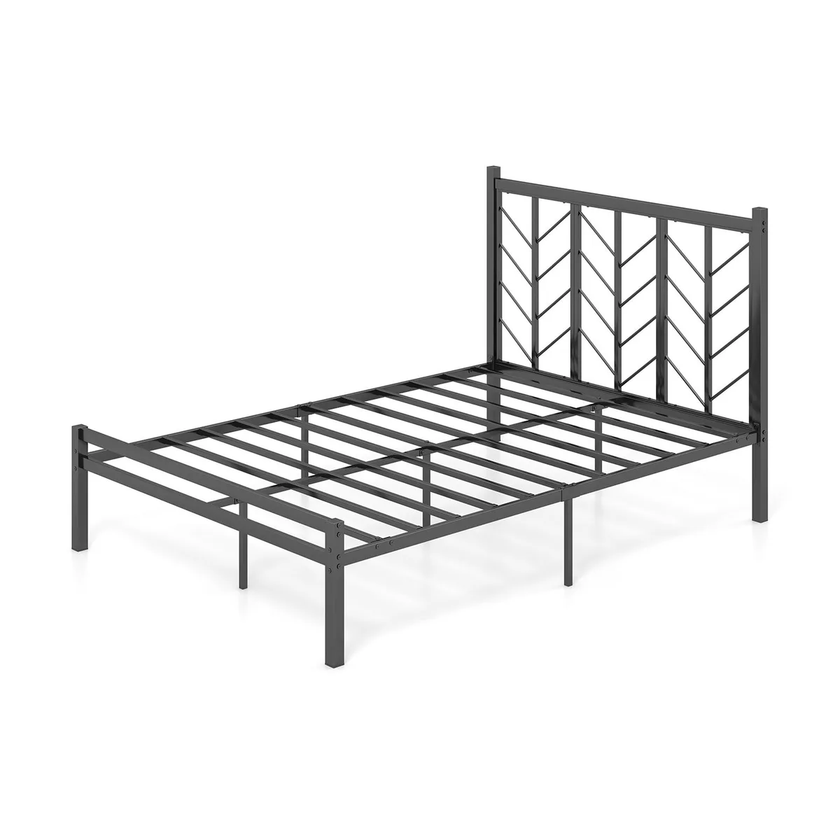 SlickBlue SlickBlue Full Platform Bed Black 78" x 55" x 43.5 — product photo