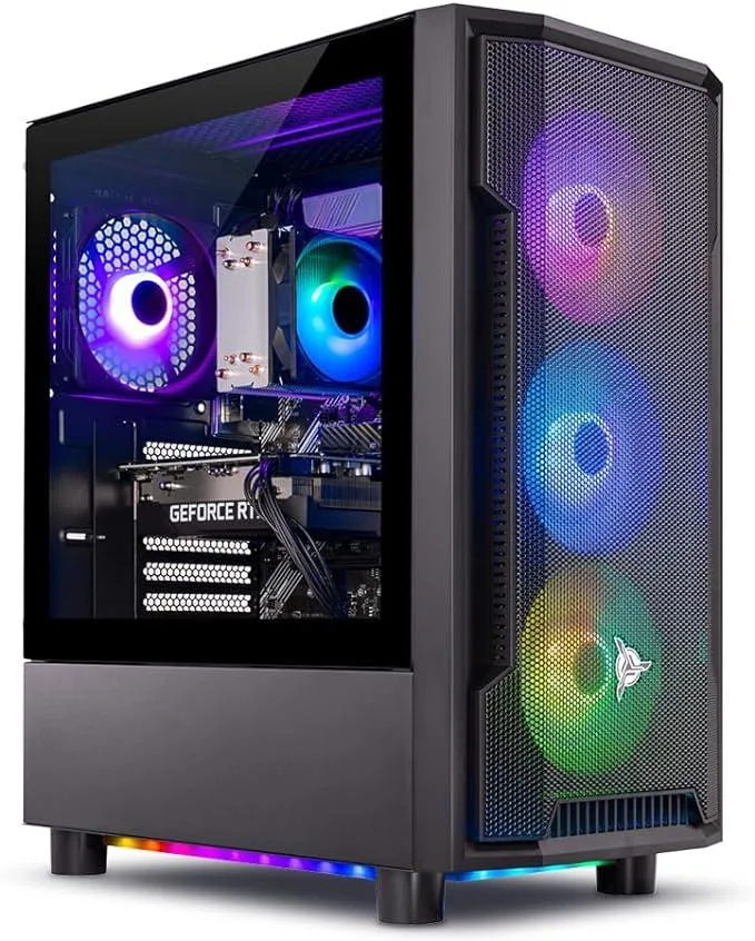 Skytech Skytech ST-SHADOW4-1885-B-AL gaming PC, Ryzen 7 7700, RTX 5060 Ti 16GB, 32GB DDR5, 2TB NVMe — product photo