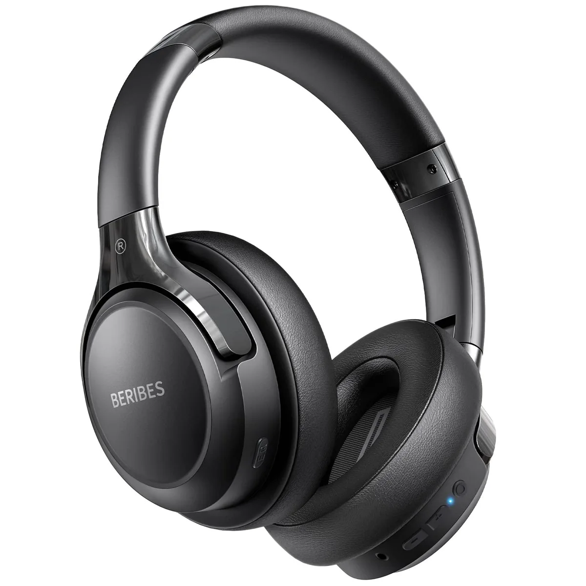 BERIBES WH202A Over-Ear Headphones 65h 6EQ Black — product photo