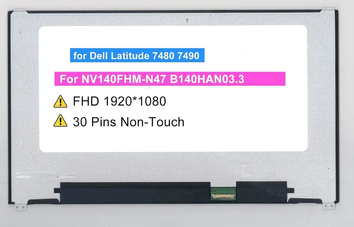 NUOLAISUN NUOLAISUN NV140FHM-N47 B140HAN03.3 14.0" FHD 1920×1080 30-pin laptop screen — product photo