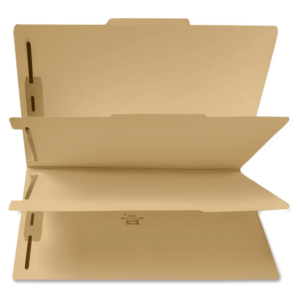 Manila six-part expanding file folder, letter size, box of 25