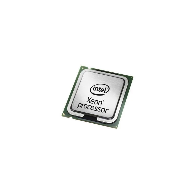 Intel Xeon dual-core processor module, green PCB with gold contacts