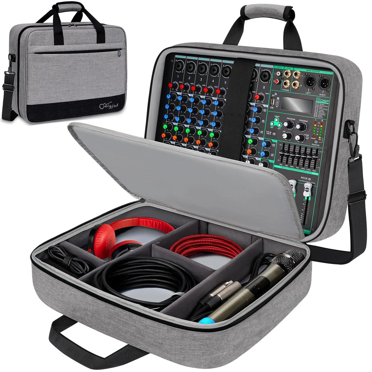SNIGJAT 604800GRY Audio Mixer Case Grey — product photo