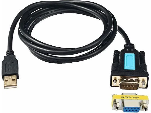 ORVIX ORVIX 1.8m USB 2.0 to RS232 DB9 Serial Adapter Cable PL-2303 with Female-to-Female Converter — product photo