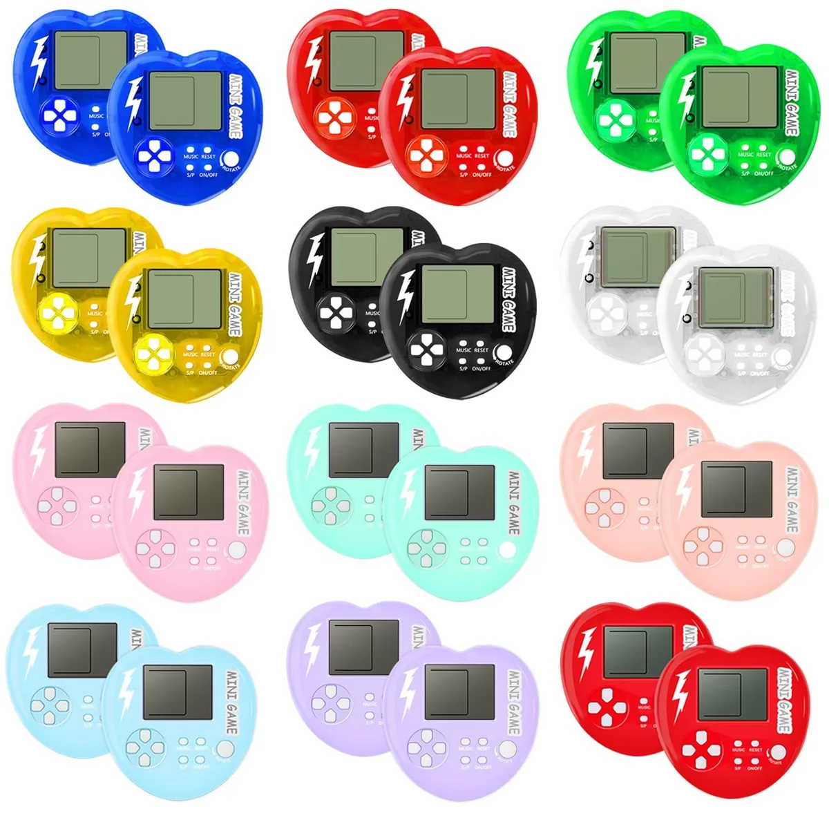  SSZS 30Pcs Video Game Keychain Party Favors Multi-Color — product photo