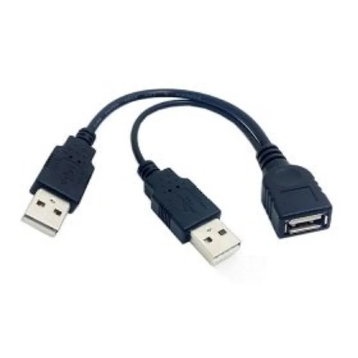 TeKit TeKit USB 2.0 Female A to Dual A Male Y Splitter Cable 20cm — product photo