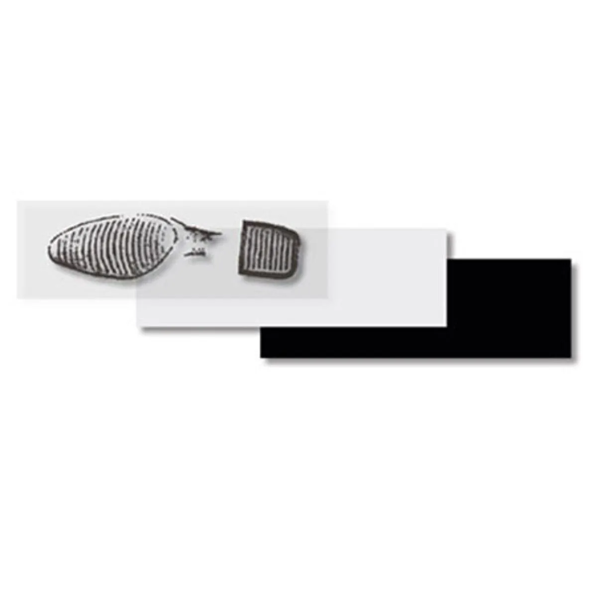 Sirchie Sirchie Footprint Residue Lifters White Backing 6x15" 12 Pack — product photo