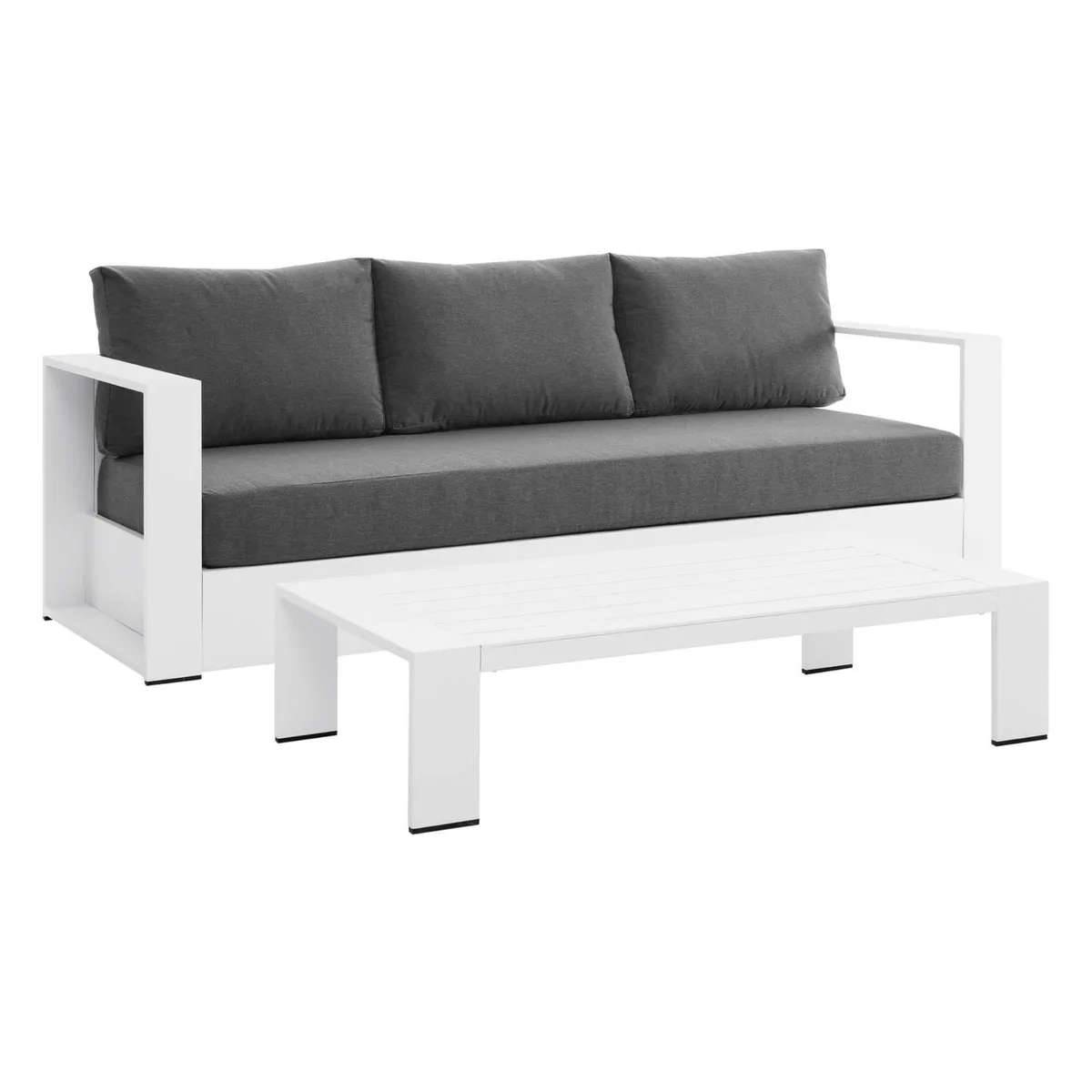 Modway Furniture Modway Furniture Tahoe Powder-Coated Aluminum 2-Piece Outdoor Patio Set — product photo