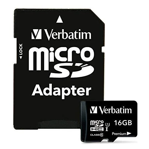 VERBATIM Verbatim 16 GB MicroSDHC Card 44082 — product photo