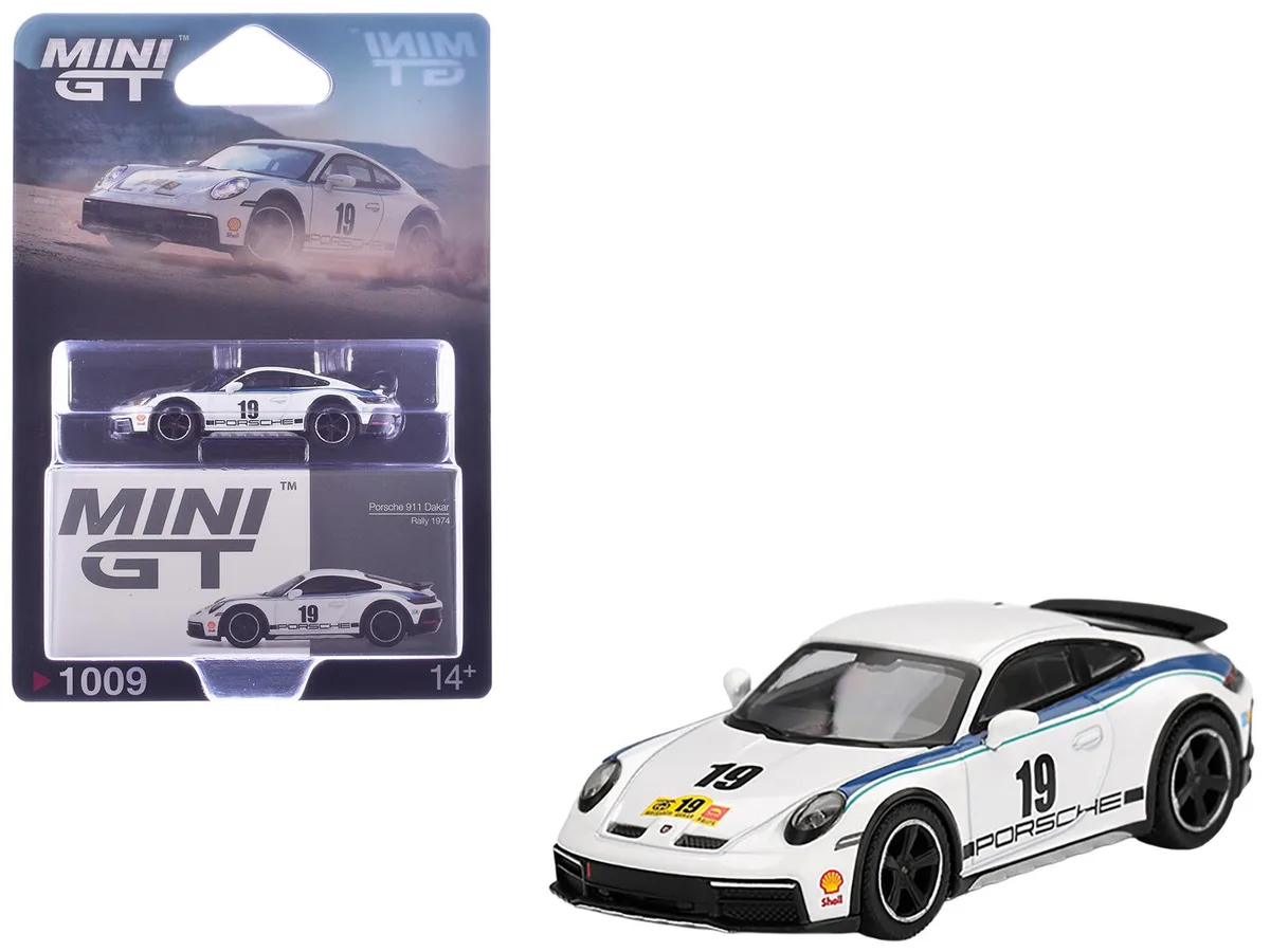 Mini GT Mini GT Porsche 911 Dakar #19 Rally 1974 Tribute 1/64 Diecast — product photo