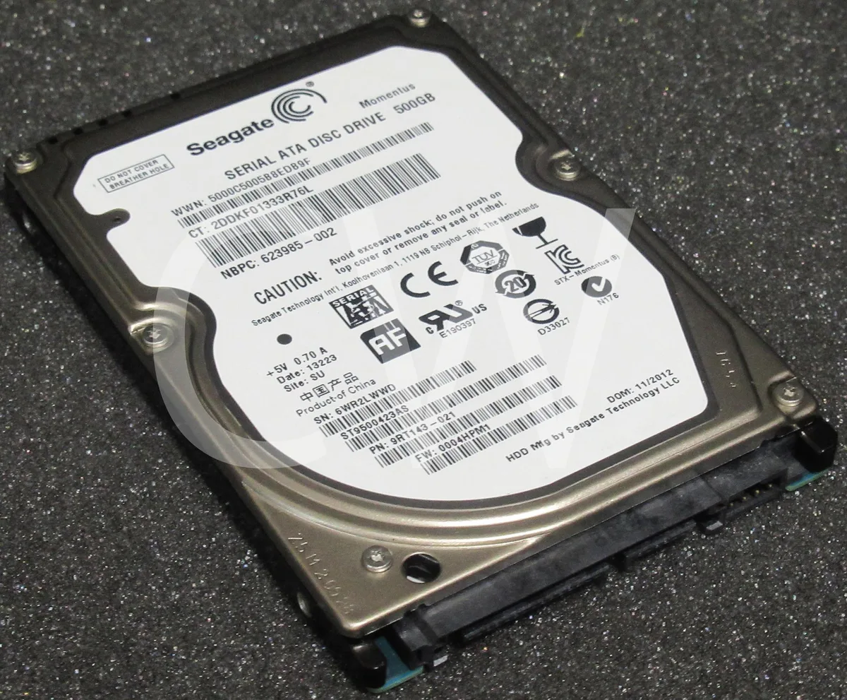 Seagate Seagate ST9500423AS 500GB 7200RPM 2.5" SATA internal hard drive — product photo