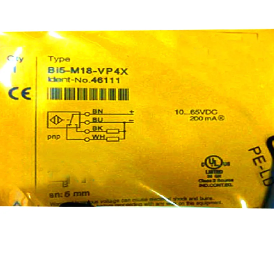 Turck Turck BI5-M18-VP4X 15611 Inductive Sensor PNP M18 5mm 134g — product photo