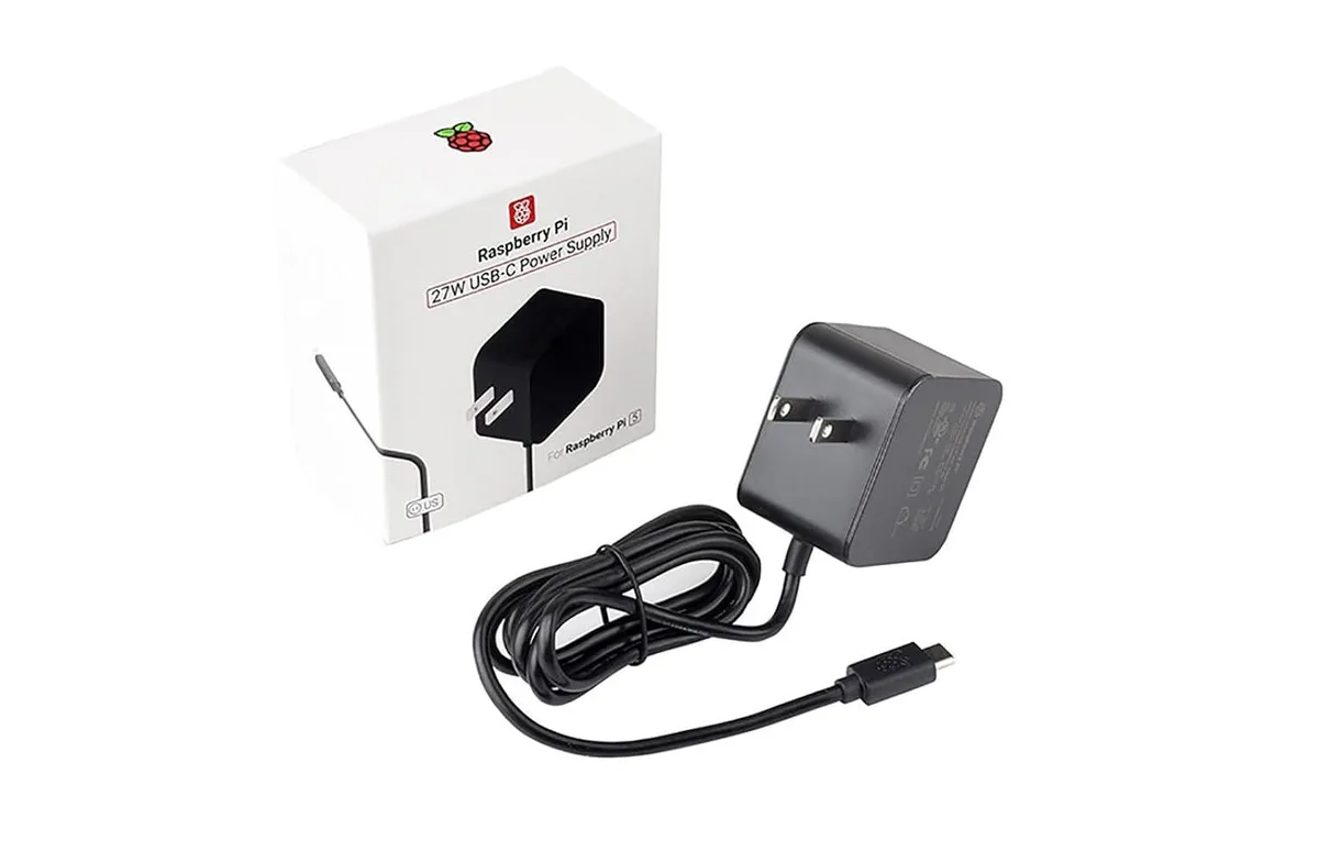 LORDWORLD LORDWORLD 27W USB-C Power Supply 5.1V/5A 1.2m Black — product photo