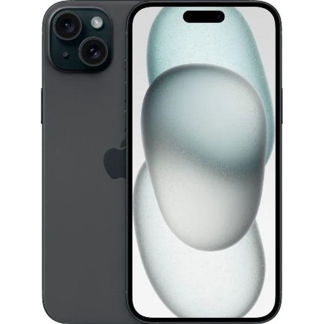 Apple Apple iPhone 15 Plus 128GB Black cell phones - unlocked — product photo