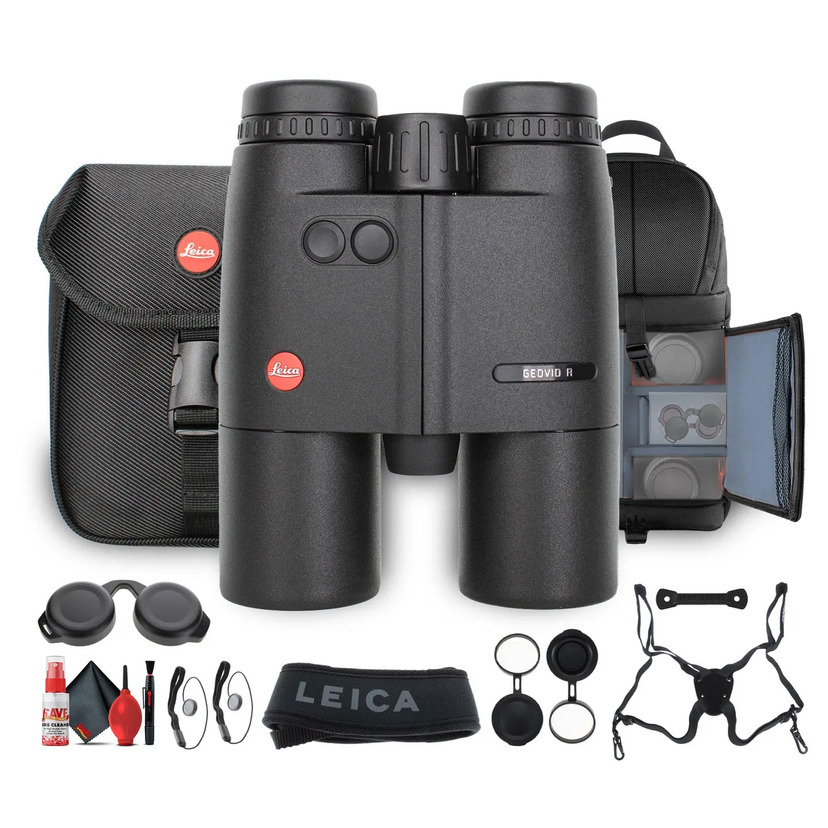 Leica Leica 10x42 Geovid R Rangefinder Binoculars with Sling Backpack — product photo