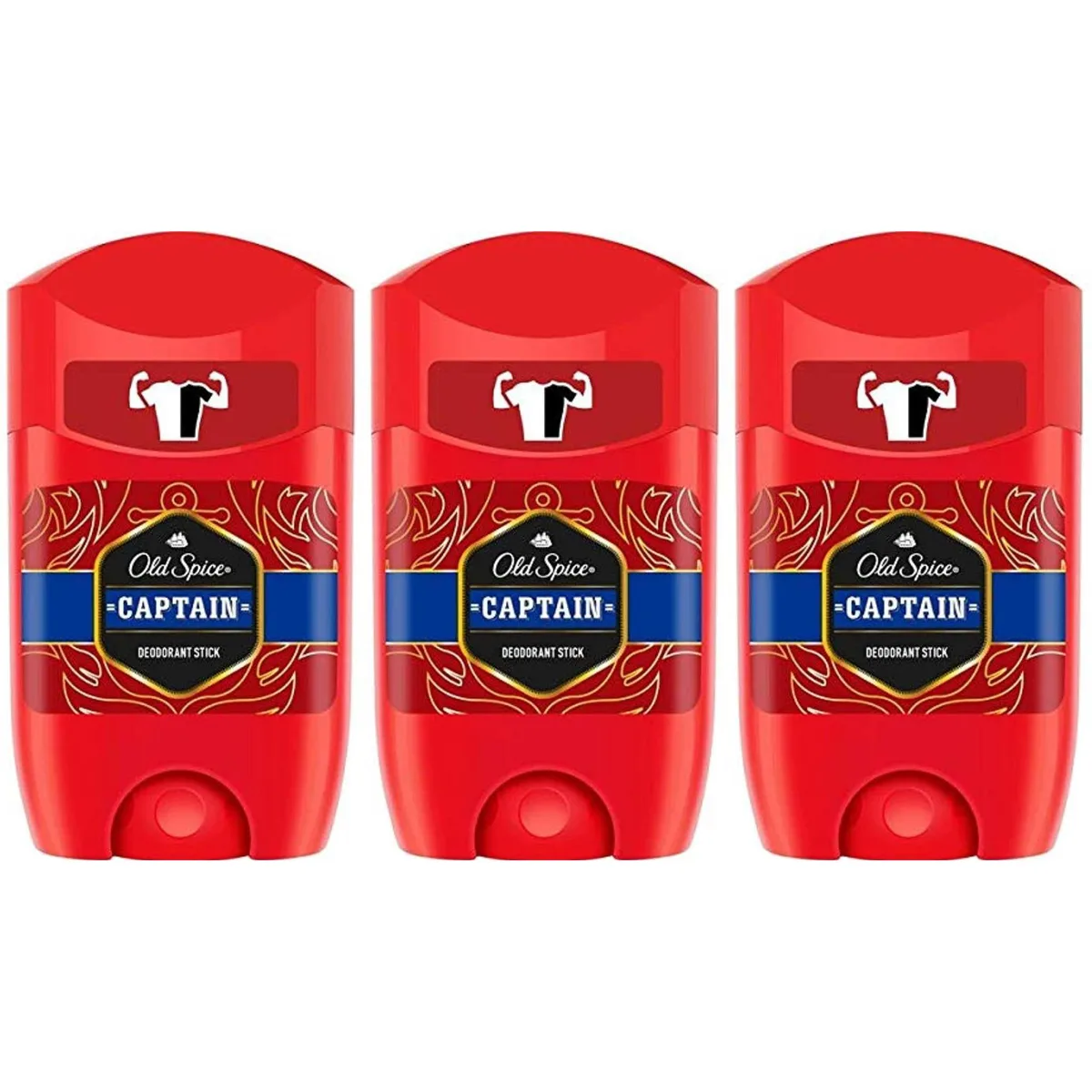 Old Spice Old Spice Captain 50 ml 3-Pack skin care — product photo