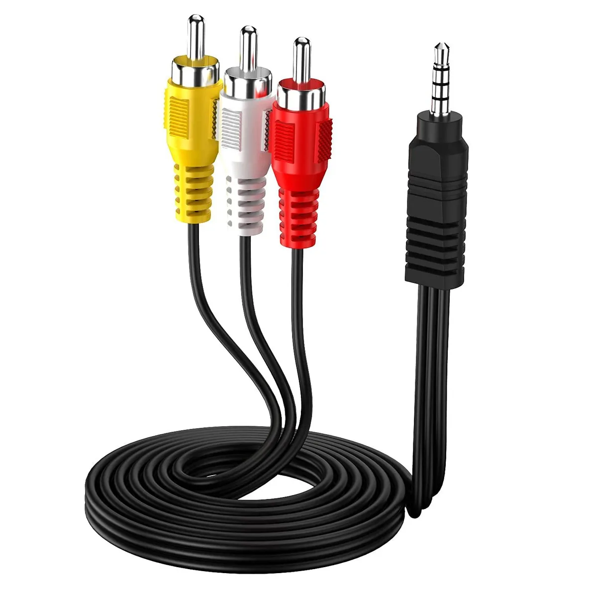 Vszerda Vszerda 3.5mm to 3 RCA AV Cable 3.3ft — product photo