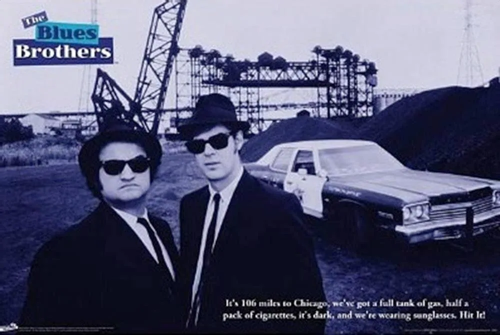 Posterazzi XPS1270 Blues Brothers quote poster print 22 x 34 inches