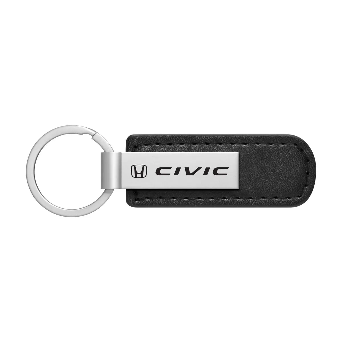 iPick Image, LLC iPick Image, LLC Honda Civic Key Chain Black PU Leather Parking Accessory — product photo