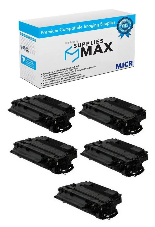 SuppliesMax SuppliesMax HP CE255A MICR toner cartridge 2-pack 6000 pages — product photo