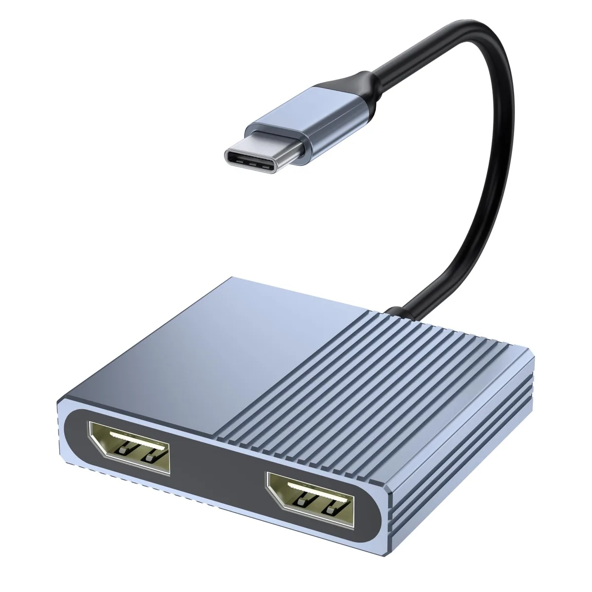  GENERIC MOV-DP-01 USB-C to Dual DisplayPort Adapter 4K@60Hz — product photo