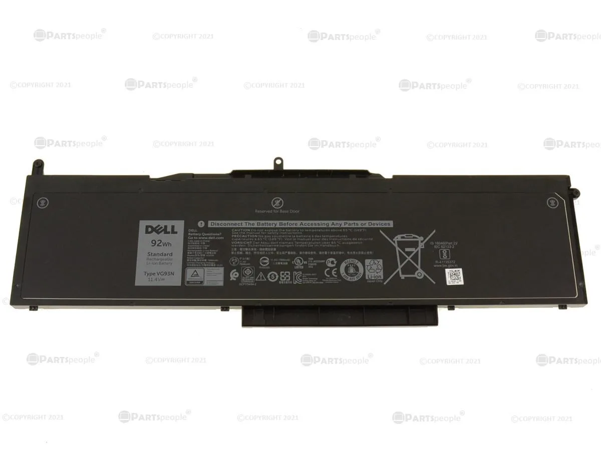 DELL DELL VG93N 6-Cell 92Wh 11.4V laptop battery — product photo