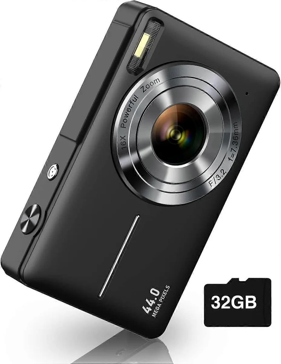 ecocleanpath ecocleanpath FHD 1080P 44MP Kids Camera Kit (Black) — product photo