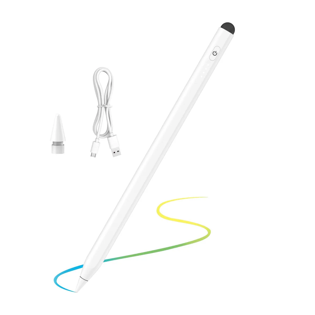 Ditimlci Stylus White 1.5mm Tip 2018-2025 iPad — product photo