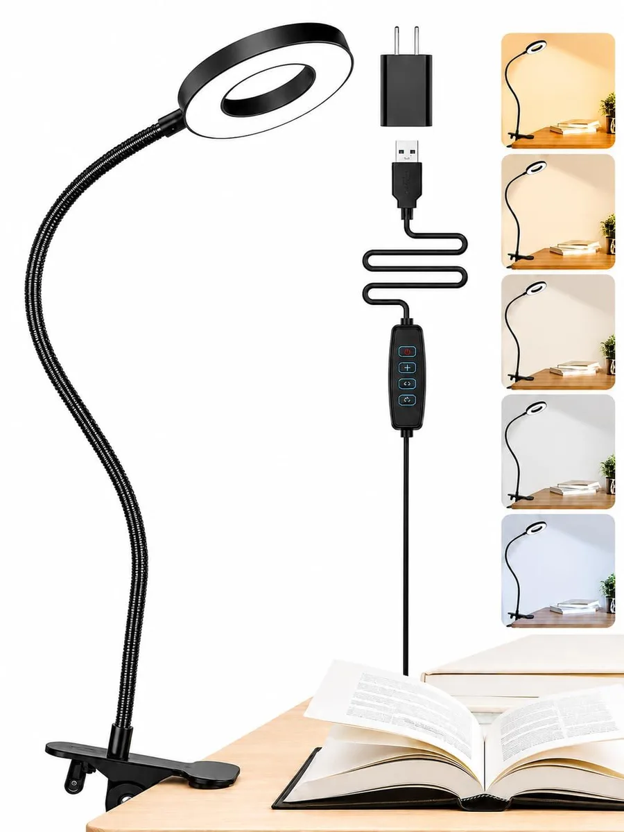  ReinHoo QYJC01-A 500lm LED clip light fixture — product photo