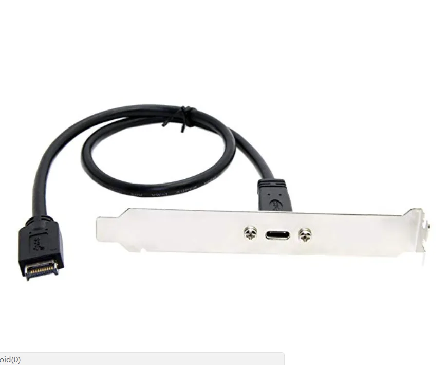 TeKit TeKit USB 3.1 Front Panel Header to USB-C Female Extension Cable 40cm — product photo
