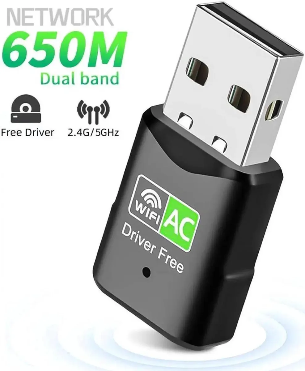 Vszerda Vszerda 650Mbps USB Wi-Fi adapter 2.4 & 5.8 GHz — product photo