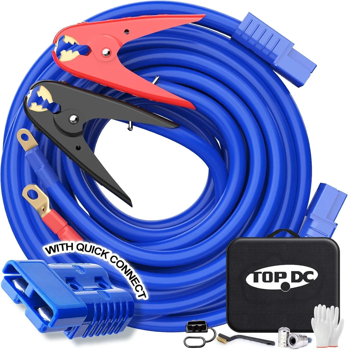 WUQ WUQ 1 Gauge 30 Feet 800A Booster Cables car electronics accessory — product photo