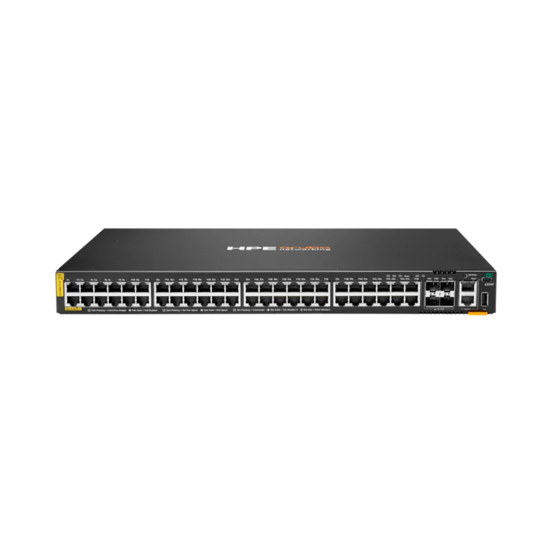HPE HPE Aruba CX 6200F 48G 4SFP 740W PoE Switch S0M85A#ABA — product photo