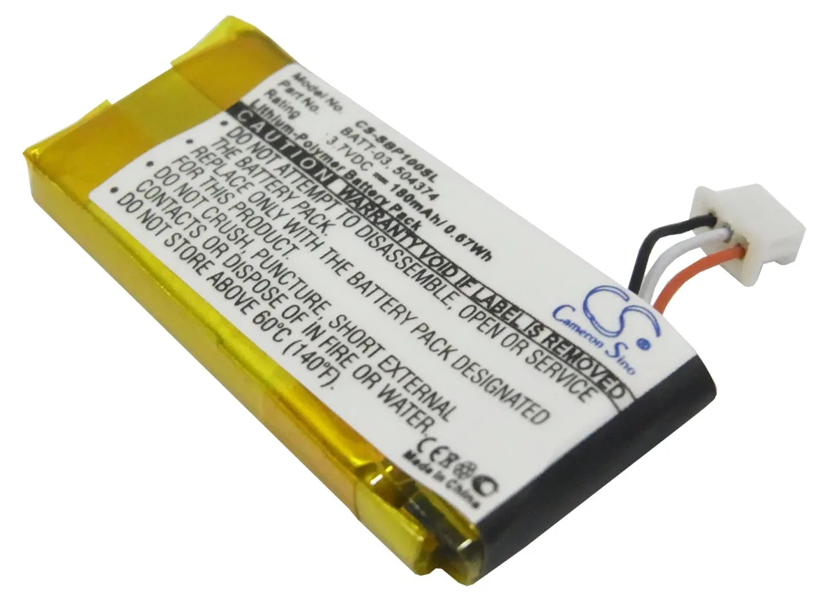 CameronSino CameronSino Sennheiser DW Office Pro 1 2 30 OfficeRunner cell phone battery 180mAh 3.7V — product photo