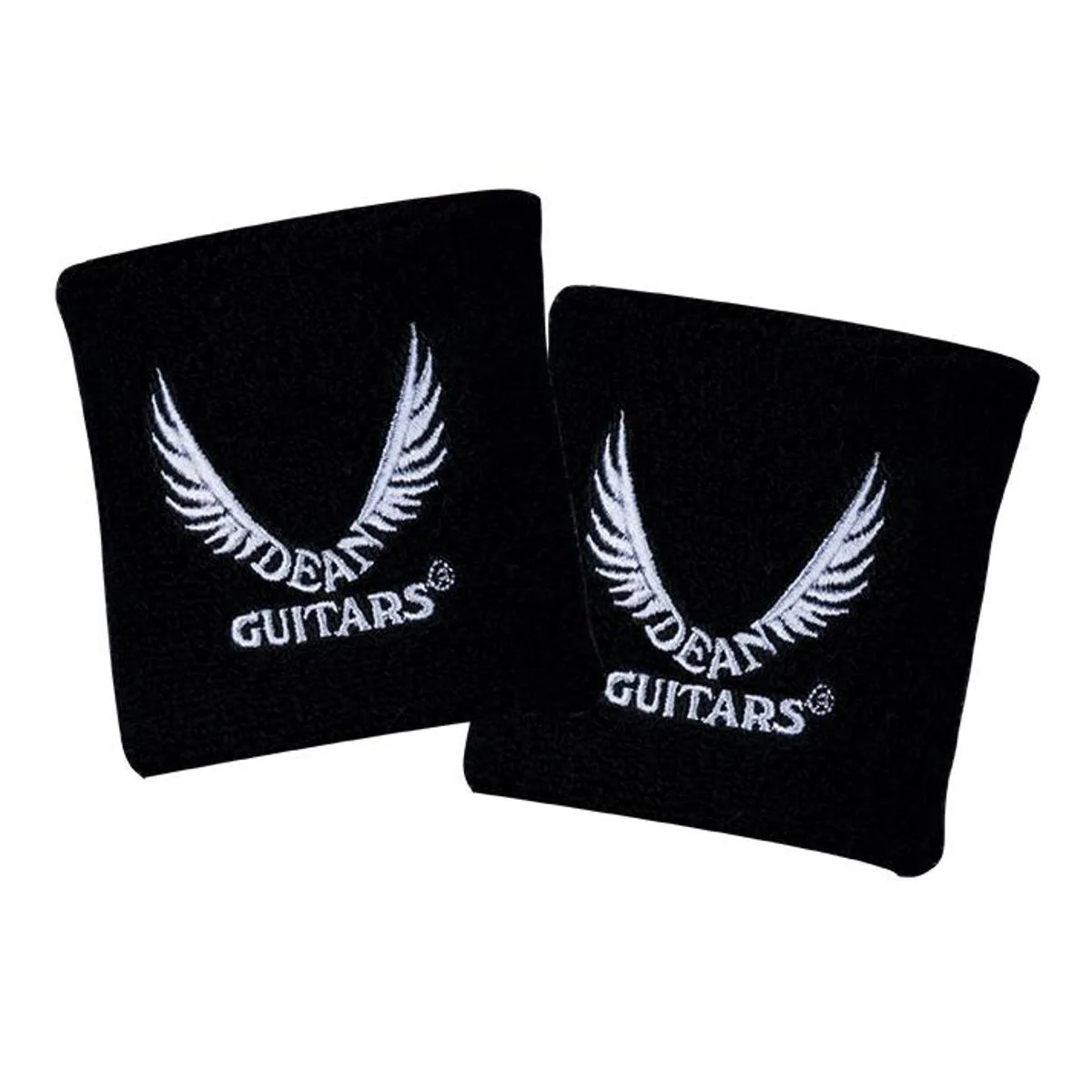 Dean Guitars Dean Guitars black terry cloth wrist bands, pair — product photo