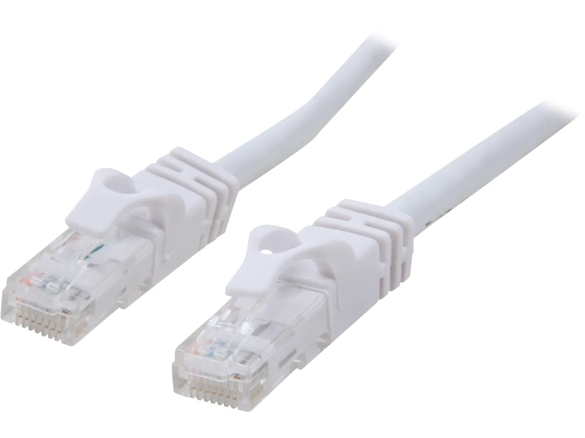 Cables To Go Cables To Go 27162 Cat6 Snagless Unshielded Network Ethernet Cable White 7 ft 2.13 m — product photo