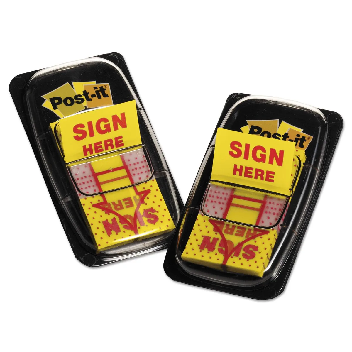 3M 3M 680SH2 Sign Here Flags Yellow 2×50 Pop-Up — product photo