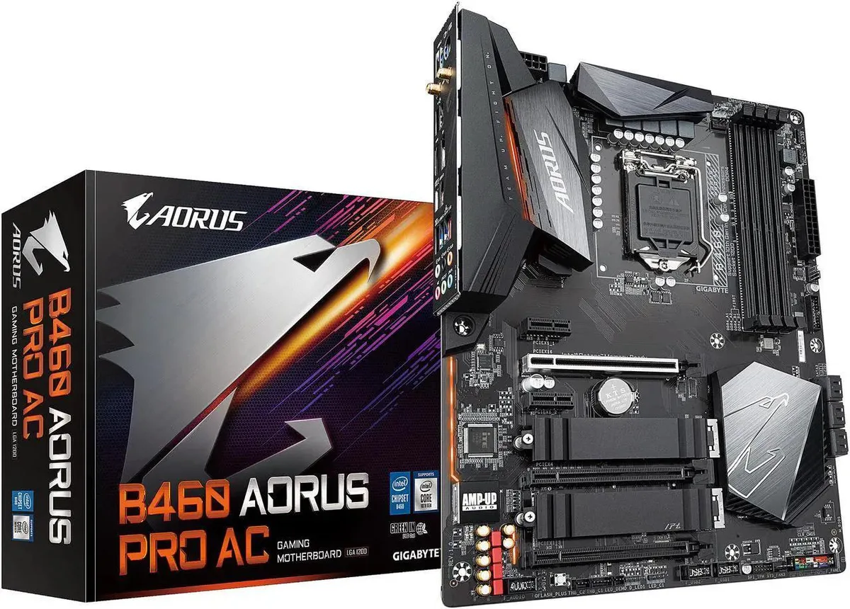 GIGABYTE GIGABYTE B460 AORUS PRO AC Intel motherboard — product photo