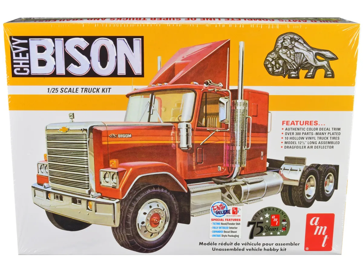 AMT AMT Chevrolet Bison Truck Tractor 1/25 Scale Model Kit — product photo
